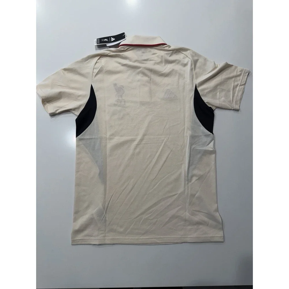 Adidas Liverpool FC Tiro 25 Competition Polo Wonder White JV6551 Mens Small NWT